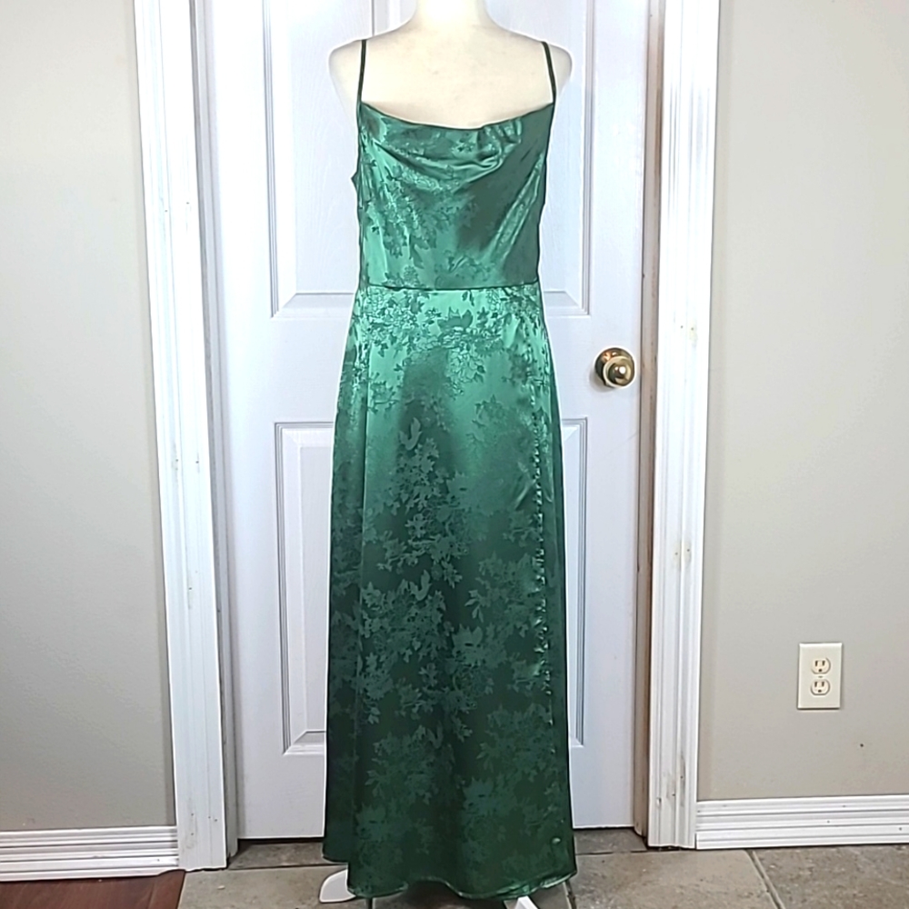 Shein Draped Neck Maxi Dress